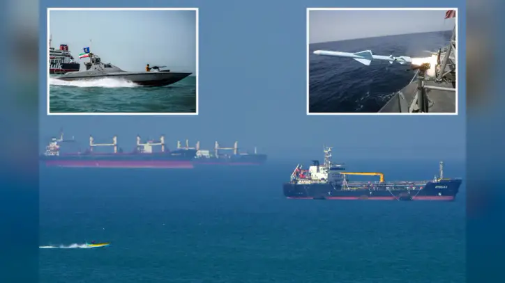 Iran claims strike on unmanned US vessel in Strait of Hormuz as attacks intensify