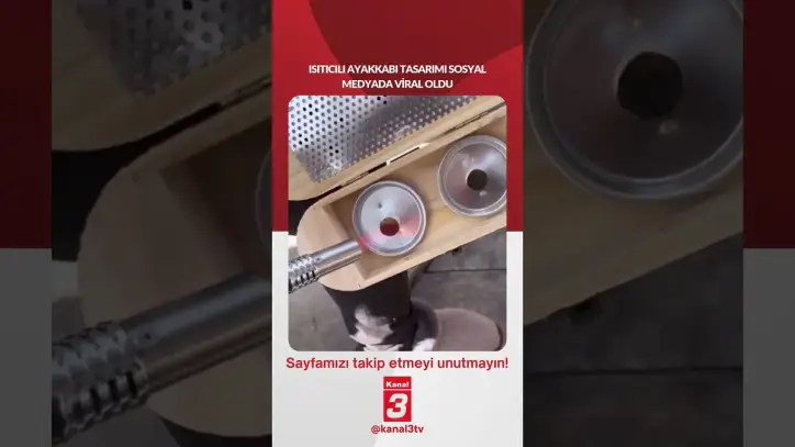 Isıtıcılı ayakkabı tasarımı sosyal medyada viral oldu...