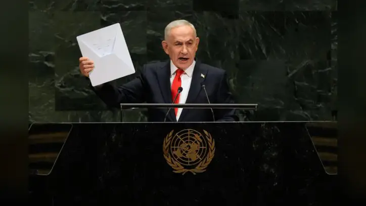 Israel's Netanyahu, at UN, calls accusations of genocide in Gaza 'the biggest lie of the century'