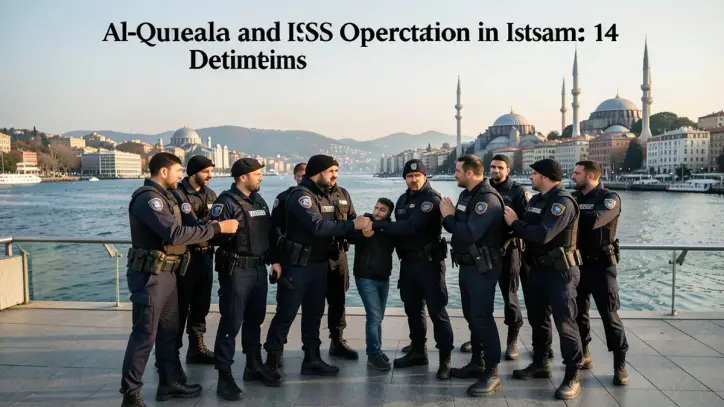 İstanbul'da El Kaide ve DEAŞ Operasyonu: 14 Gözaltı