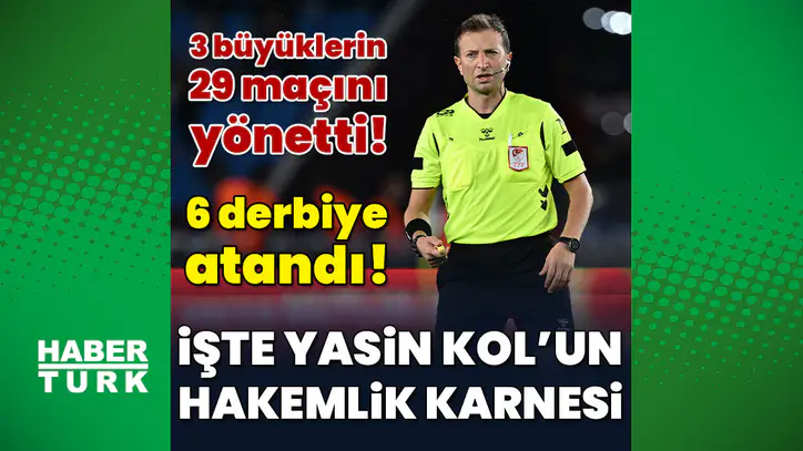 İşte Yasin Kol'un Beşiktaş, Fenerbahçe, Galatasaray ve derbi karnesi!