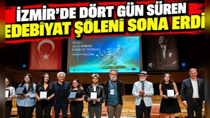 İzmir'de dört gün süren edebiyat şöleni sona erdi