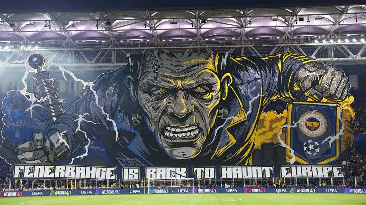 Kadıköy’de Şampiyonlar Ligi’ne özel koreografi - Fenerbahçe SK