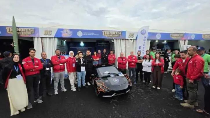 Kahramanmaraş’ın Ödüllü Elektromobili TEKNOFEST’te İlgi Odağı Oldu