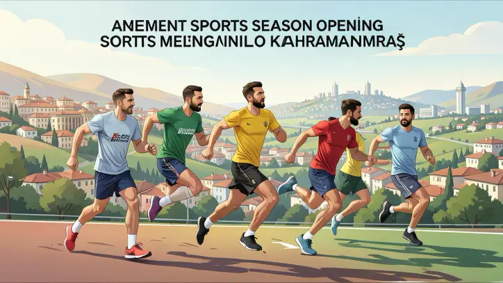 Kahramanmaraş'ta Amatör Sporlar Sezon Açılışı ve Spor Buluşması Yapıldı