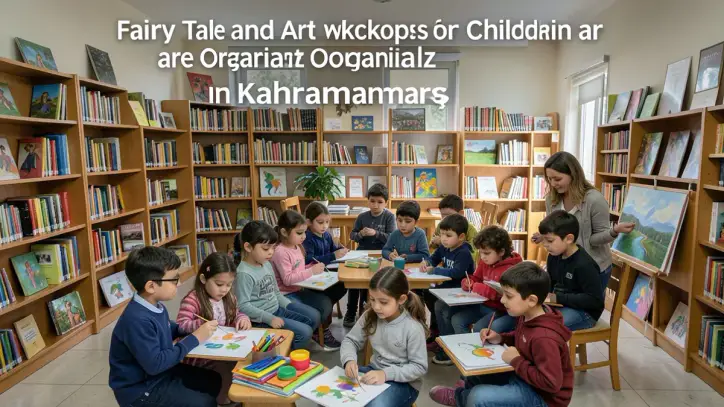 Kahramanmaraş'ta Çocuklar İçin Masal ve Sanat Atölyeleri Düzenleniyor