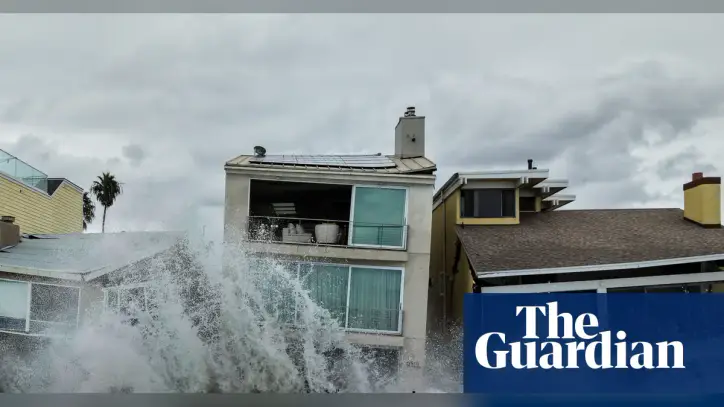 Intense waves and floods batter California waterfront homes and boardwalks