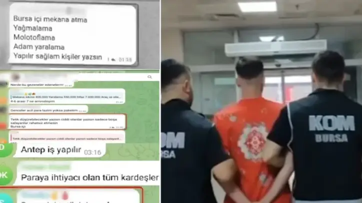 Kan donduran yazışmalar ortaya çıktı: 'Gasp 250 bin TL infaz 4 milyon TL' Bursa emniyetinden 18 adrese operasyon