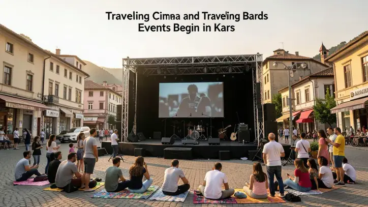 Kars'ta Gezen Sinema ve Gezen Ozanlar Etkinlikleri Başlıyor