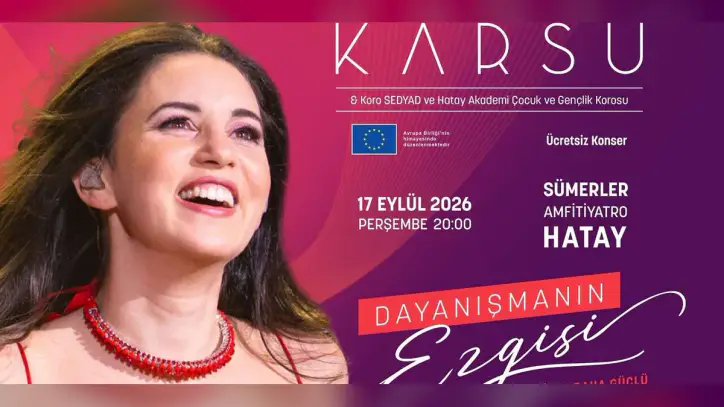 Karsu Dönmez'den Hatay'da ücretsiz konser