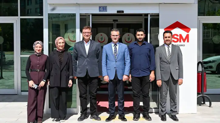 Kaymakam Canpolat’tan İlçe Sağlık Müdürü Dr. Atila Sarı’ya ziyaret