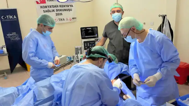 Konya'dan Kenya'ya sağlık dokunuşu