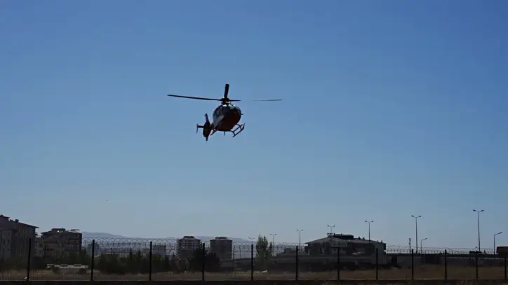 Kırıkkale’de sağlık durumları ağırlaşan iki çocuk, hava ambulansıyla Ankara’ya sevk edildi