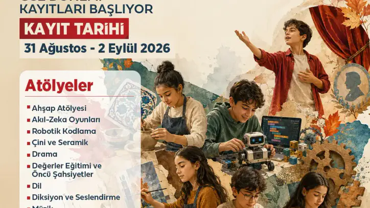 Konya'da çocuklar için ücretsiz kurs fırsatı! Başvurular başladı