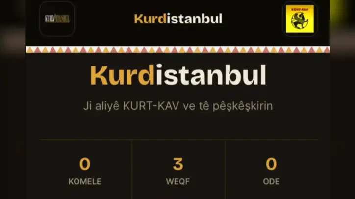 KÜRT-KAV’dan İstanbul’daki etkinlikler için yeni uygulama: Kurdistanbul