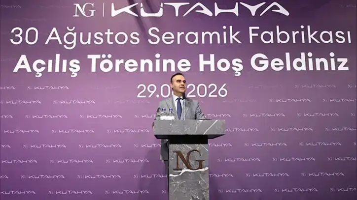 Kütahya sanayisinde 'Zafer' sevinci! NG Kütahya 30 Ağustos Seramik Fabrikası açıldı