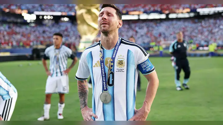 Lionel Messi says he is retiring from the Argentina national soccer team: "I leave with the peace of mind"
