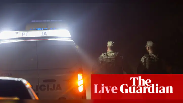 Lithuania briefs EU allies after drone shot down by Nato jets overnight – Europe live