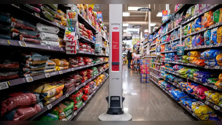 AI robots are roaming L.A. grocery aisles. Shoppers and workers are worried