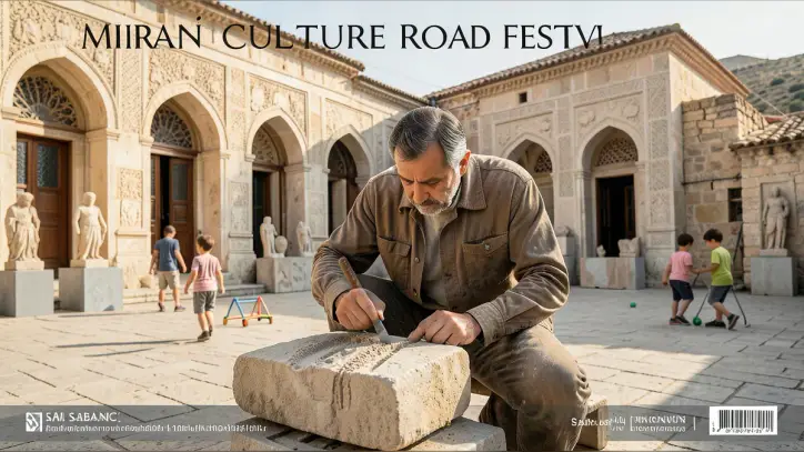 Mardin Kültür Yolu Festivali'nde Taş İşlemeciliği Atölyesi ve Sergiler Düzenlendi