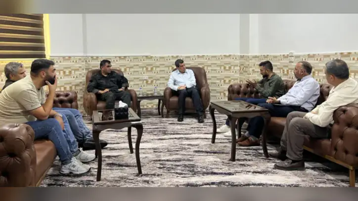 Mazlum Abdi Kobani’de sağlık çalışanlarıyla bir araya geldi