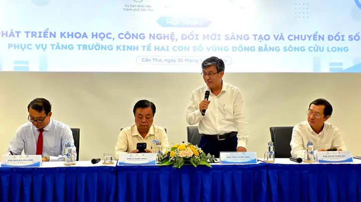 Mekong Deltası'nın ekonomik büyümesine hizmet etmek amacıyla bilim, teknoloji, inovasyon ve dijital dönüşümü geliştirmek.