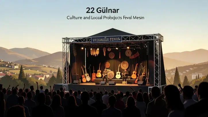 Mersin'de 22. Gülnar Kültür ve Yöresel Ürünler Festivali Tamamlandı