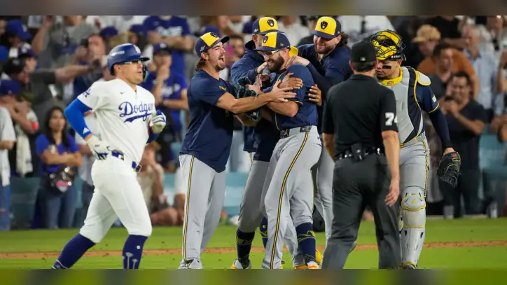 Brewers end Dodgers' three-peat bid with an NLCS sweep of their own