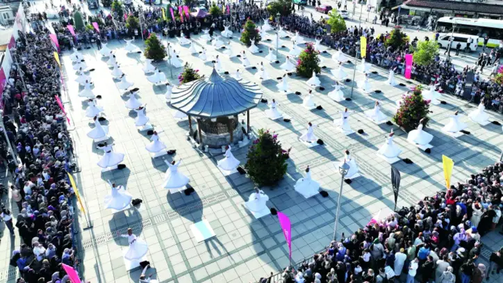 Mistik Müzik Festivali’nde 99 semazen