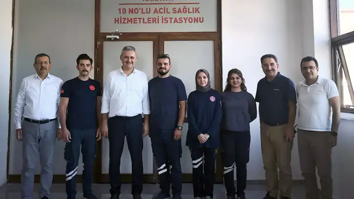 Müdür Koç, sağlık tesislerini ziyaret etti