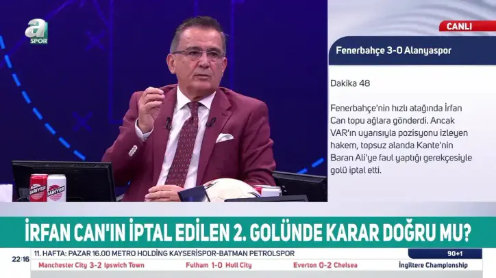 İrfan Can Kahveci'nin iptal olan 2. golünde karar doğru mu? Mustafa Çulcu yorumladı - ASpor