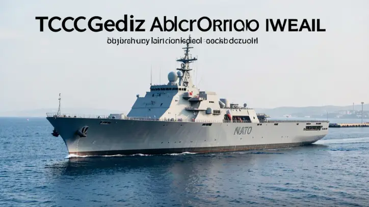 NATO'nun sosyal medya paylaşımında TCG Gediz fırkateyni yer aldı