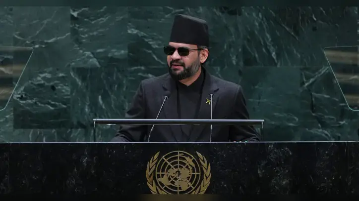 Nepal's leader, at UN, says recent floods serve as a 'warning to the world' about climate change