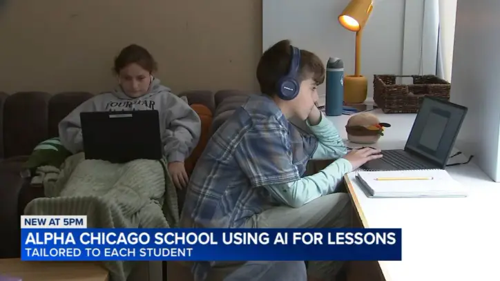 New Chicago private school using lesson plans generated by AI as debate over tech continues