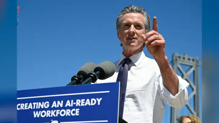 Newsom Signs Slate of AI Workplace Laws, Barring ‘Robo Bosses’ and Surveillance