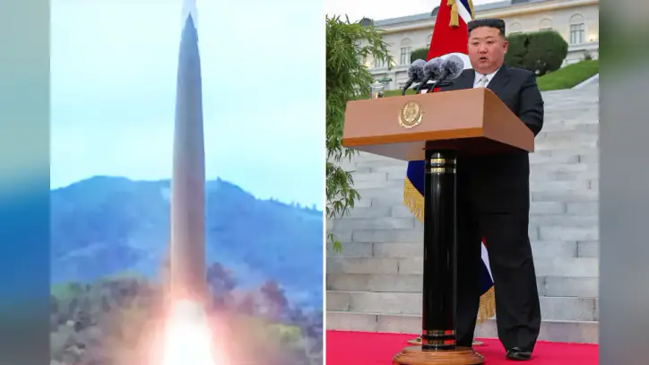 North Korea test-fires missiles amid tensions over blasts across the border