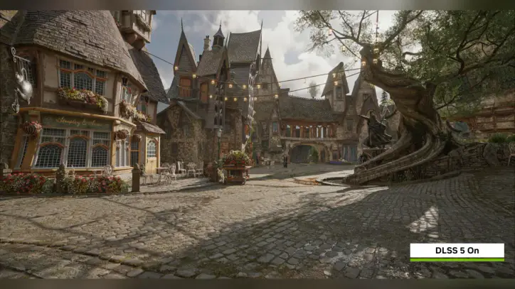 DLSS 5 gets toned down for its Hogwarts Legacy debut next month