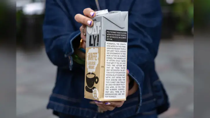 The world's largest oat milk producer has joined an unusual climate journalism campaign