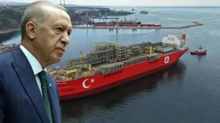 Osman Gazi Karadeniz'e uğurlandı! Cumhurbaşkanı Erdoğan 2027'yi işaret etti: Her 3 haneden biri yerli gaz kullanacak