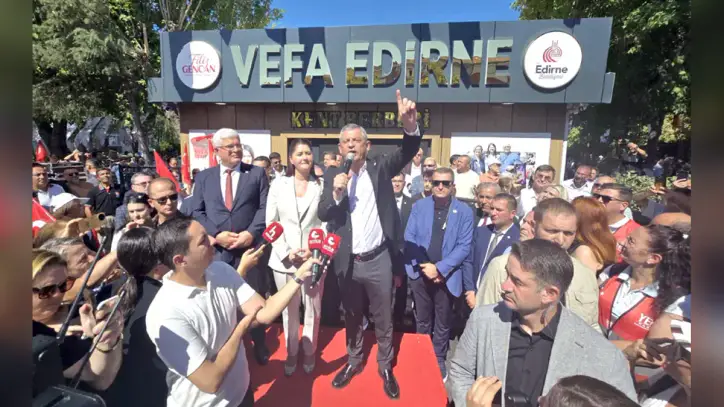 Özel’den Edirne’de ekonomi ve emekli çıkışı