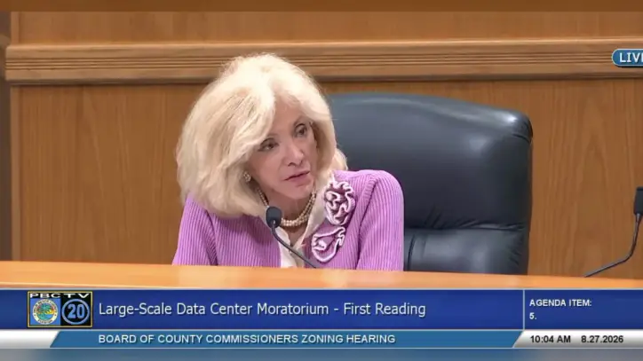 Palm Beach County commissioners put a halt on massive artificial intelligence data centers