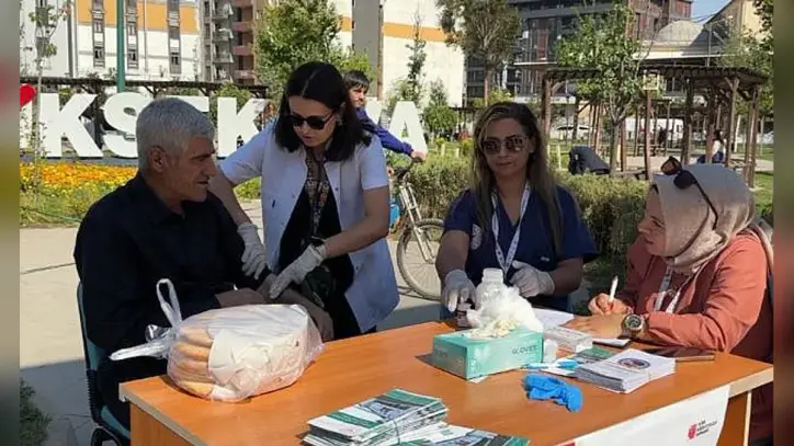 Parkta sağlık molası