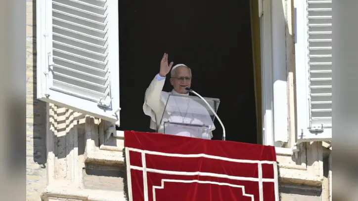 Pope at Angelus: Christian joy is ‘gift of God for world’s salvation’ - Vatican News