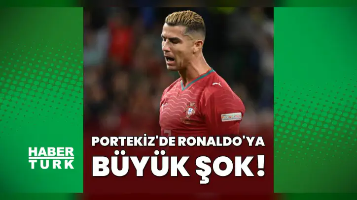 Portekiz Futbol Federasyonu'ndan Cristiano Ronaldo'ya büyük şok