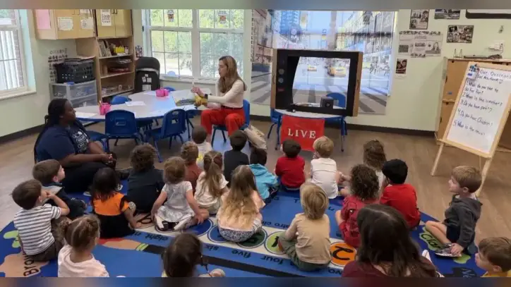 Preschoolers in Cary become junior reporters on World News Day