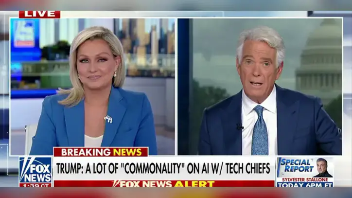 President Donald Trump hosts tech titans to discuss the future of artificial intelligence | Fox News Video