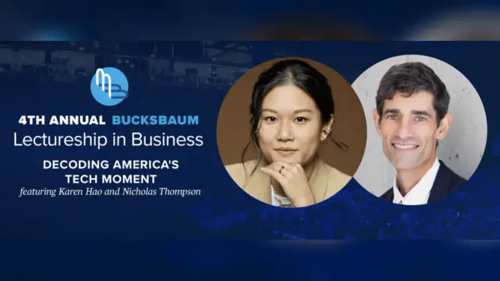 Prominent Journalists to Discuss Tech, AI Evolution at Bucksbaum Business Lecture - Drake University Newsroom