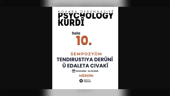 Psychology Kurdî dergisinden ‘ruh sağlığı ve toplumsal adalet’ temalı sempozyum