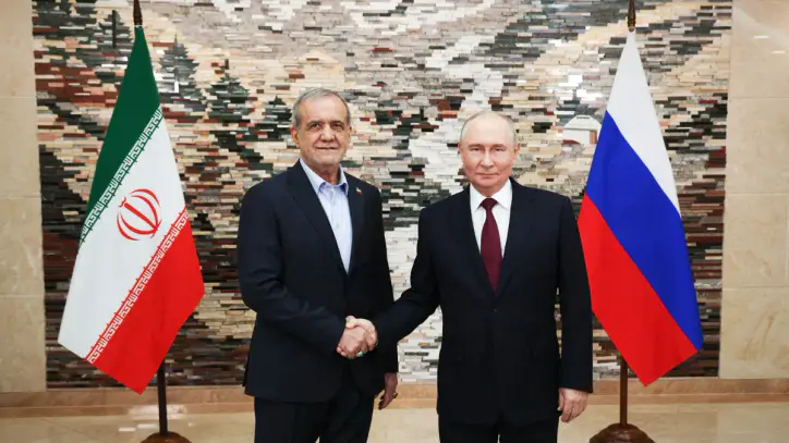 Putin pledges support for Iran as US war reignites