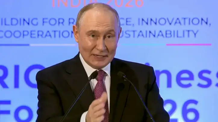 Putin Takes "40%" Dig At G7, Compares It With BRICS' Contribution To World GDP
